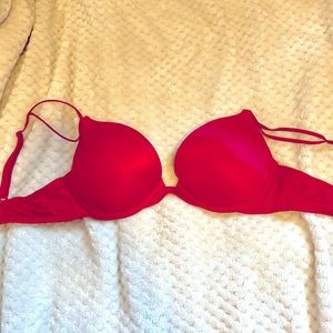 Very Sexy Victoria’s Secret Red Satin push-up bra